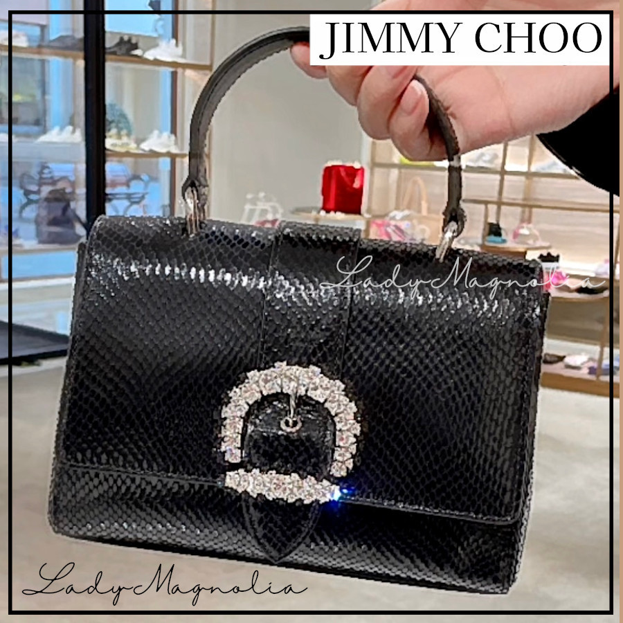 【Jimmy Choo】リザードプリント ☆ シェリ トップハンドル S Jimmy Choo】リザードプリント ☆ シェリ トップハンドル S