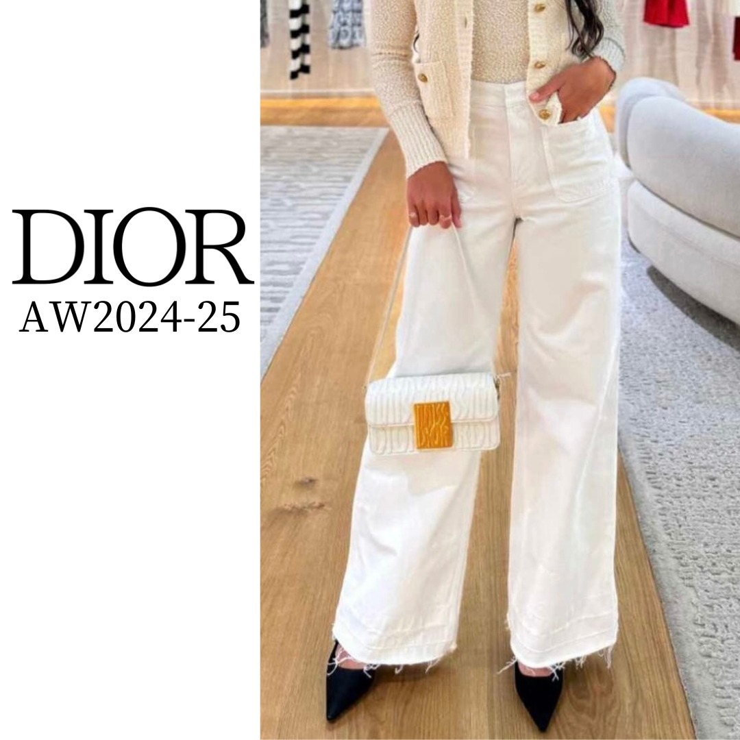 AW24/25◆Dioriviera フレア コットンデニム ジーンズ