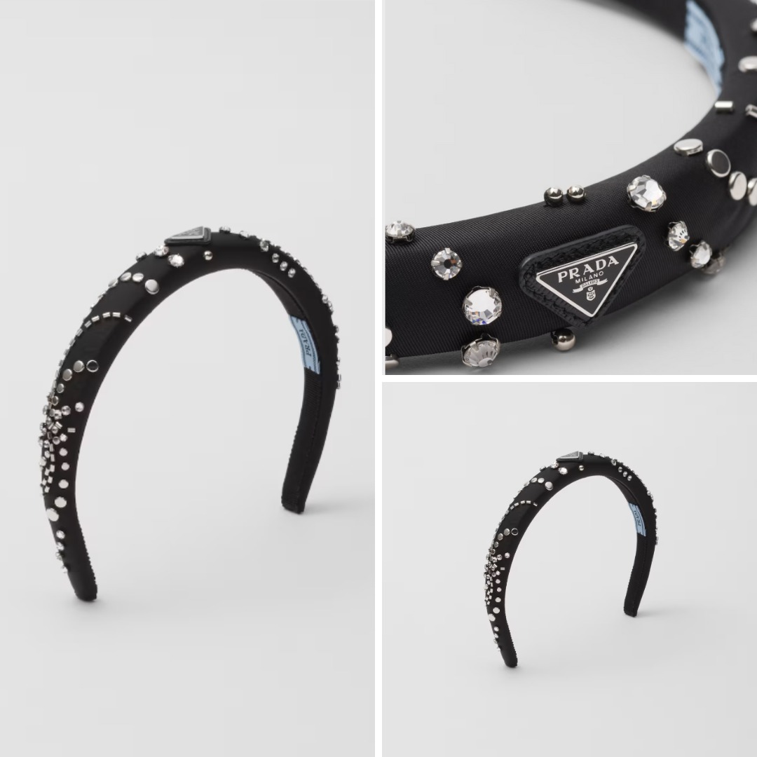 《送料無料》 PRADA Re-Nylon headband