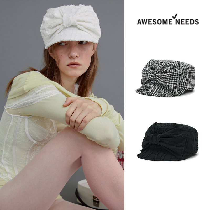 キャップ [AWESOME NEEDS]BELLBOY CAP_RIBBON