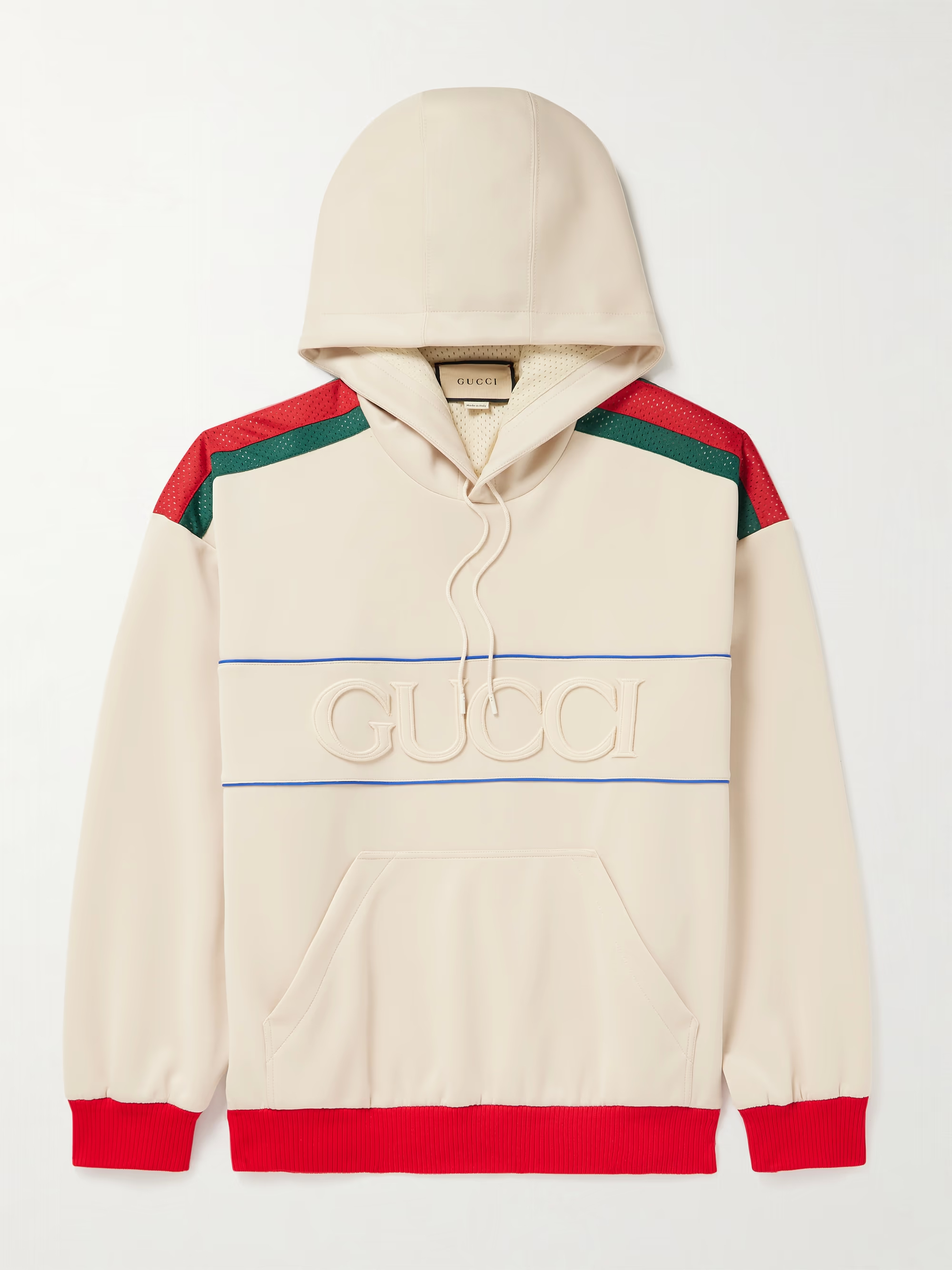 【GUCCI】ロゴ ジャージー パーカー コットン アップリケ GUCCI】ロゴ ジャージー パーカー コットン アップリケ (GUCCI