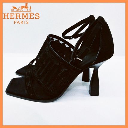 大人なデザイン【HERMES】サンダル ヒール ジャスミン 95 ☆入手困難☆HERMES☆Jackson sandal サンダル (HERMES/サンダル
