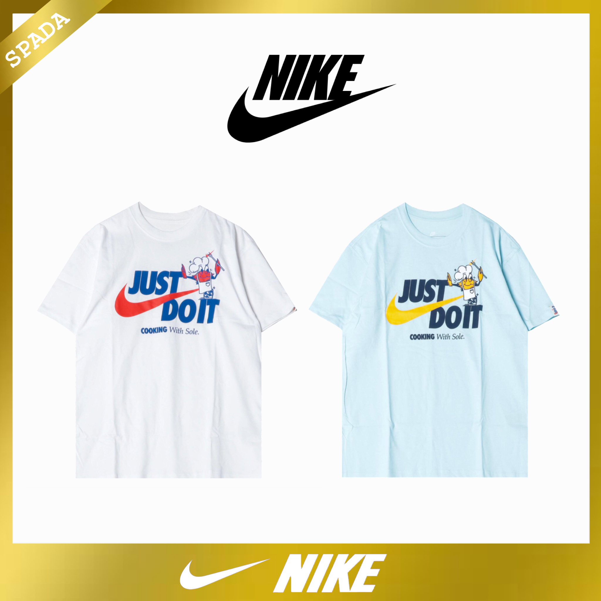 【NIKE】2カラー グラフィック カニ 半袖 Tシャツ / 送料無料