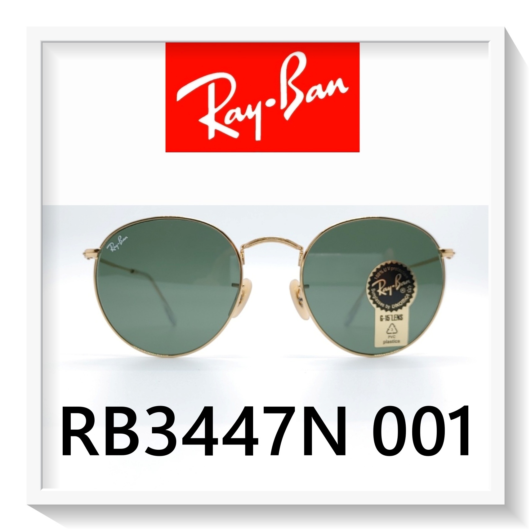 【RB3447N 001】★クラシックゴールドサングラス★純正★