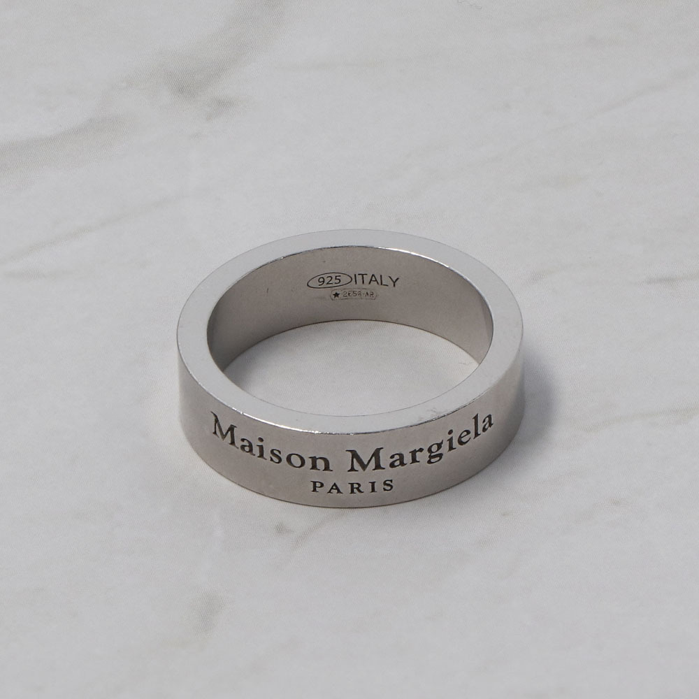 Maison Margiela ロゴリング シルバー925 ミディアム幅 (Maison