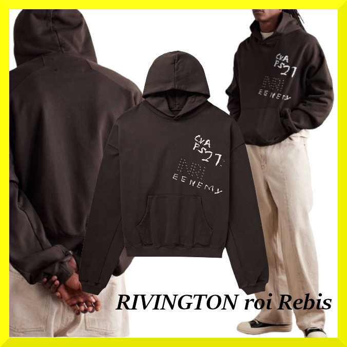 RIVINGTON roi Rebis☆関税込☆INRI 装飾プリント パーカー