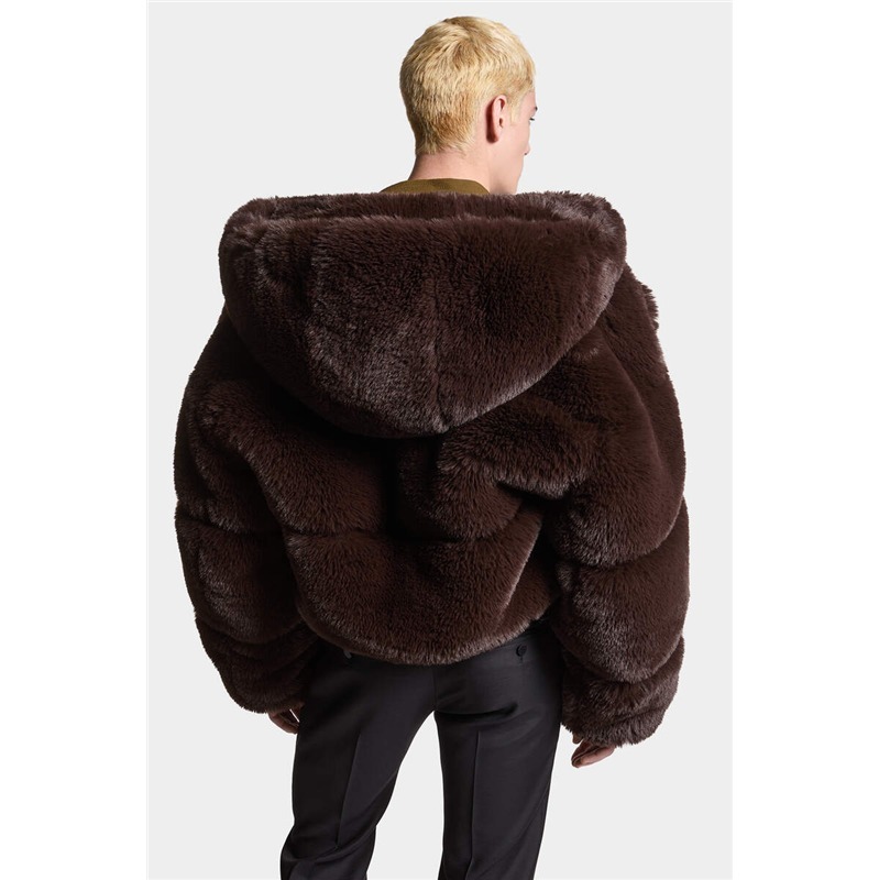 ☆完売必至☆】DSQUARED2 ☆フェイクファーボンバージャケット