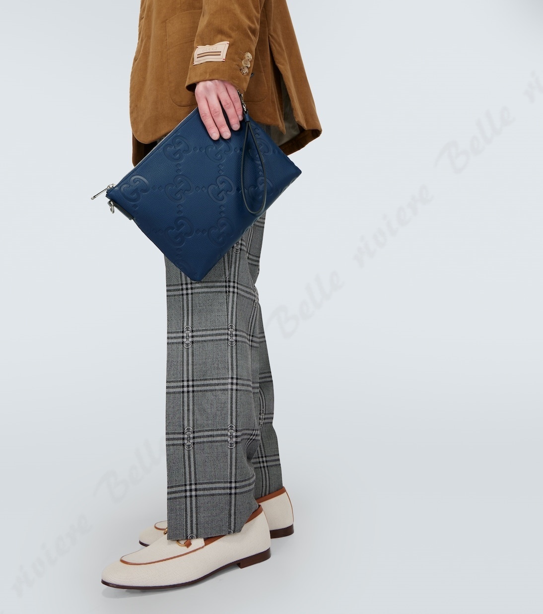 24PF new/GUCCI ジャンボGGメッセンジャーバッグ Bag Blue 24PF new/GUCCI ジャンボGGメッセンジャーバッグ Bag Blue