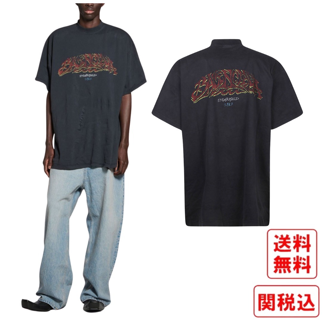 関税・送料込 BALENCIAGA OFFSHORE Tシャツ