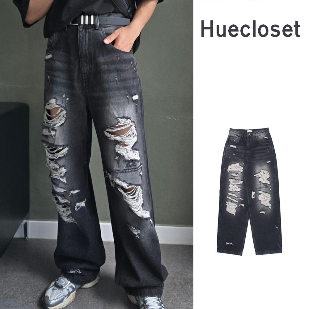 パンツ・ボトムスその他 HUECLOSET Denim Destroyed Pants