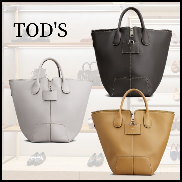 ◆TOD´S◆Di バッグ スウィング レザー バッグ ミディアム