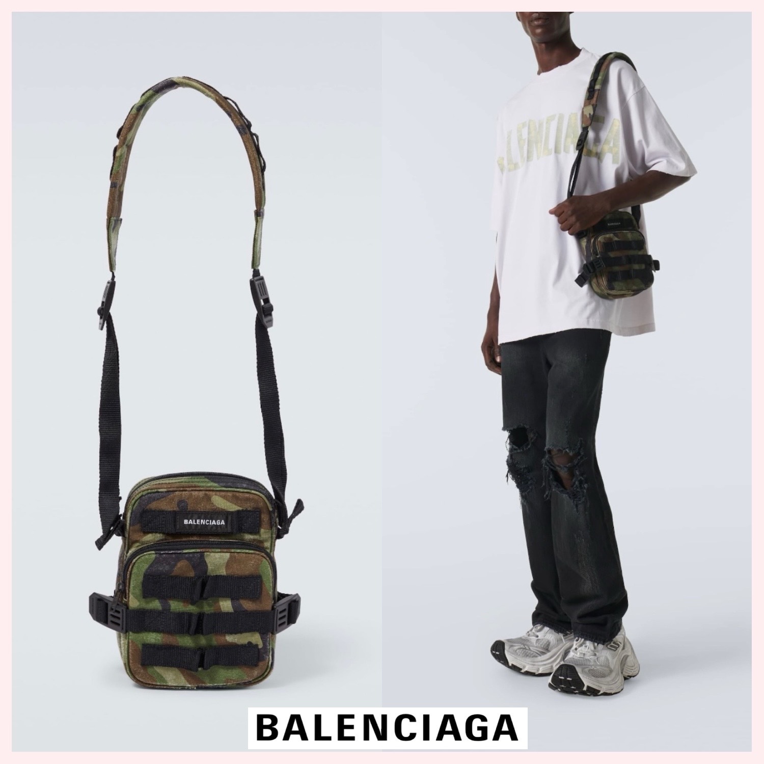 ★BALENCIAGA★関税込♪NEW♪ARMY クロスボティバッグ