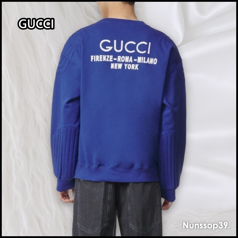 《GUCCI》 761595 XJFY3 4410 CITIES SWEATSHIRT