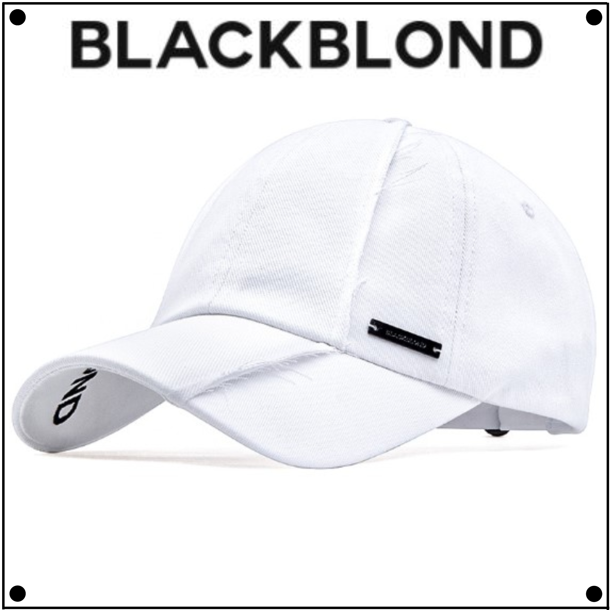 BLACKBLONDのBBD Persona Plate Logo Cap