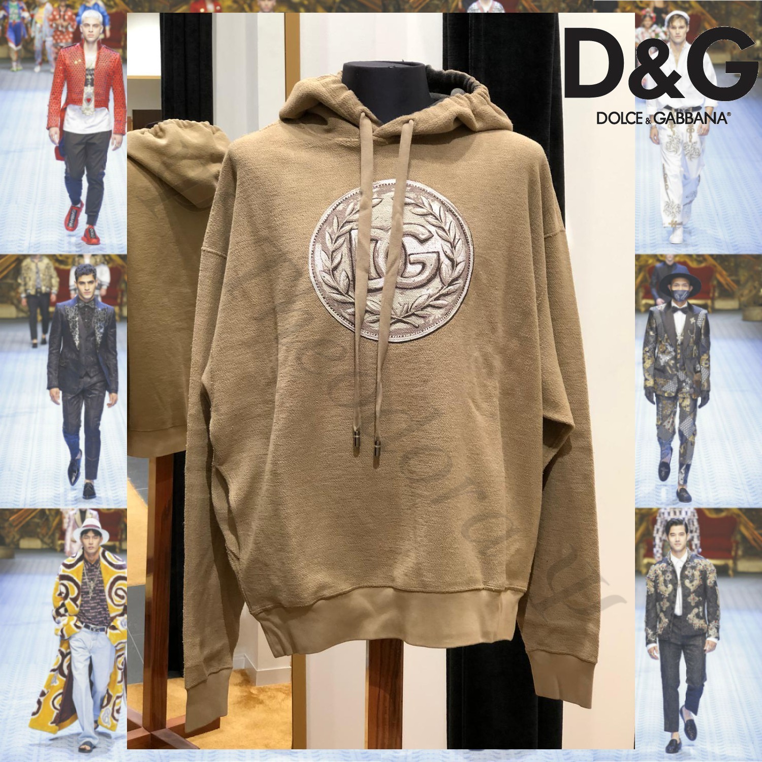 Dolce & Gabbana DGコインプリント フーディー パーカー