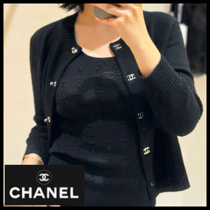 ピンク系 CHANEL(シャネル) カーディガン(レディース) - 海外通販のBUYMA
