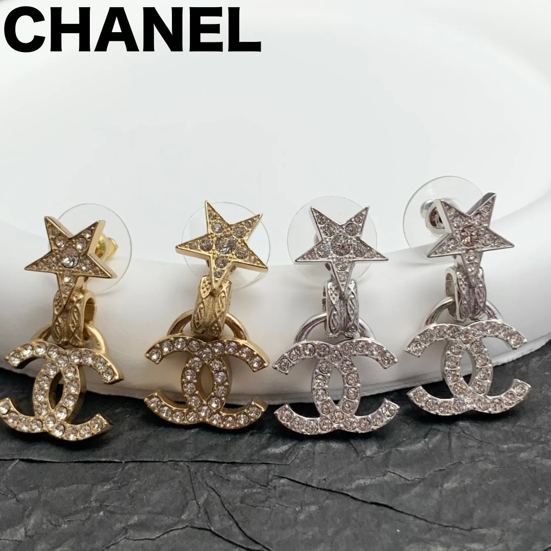 CHANEL シャネル ピアス ゴールド CCロゴ
