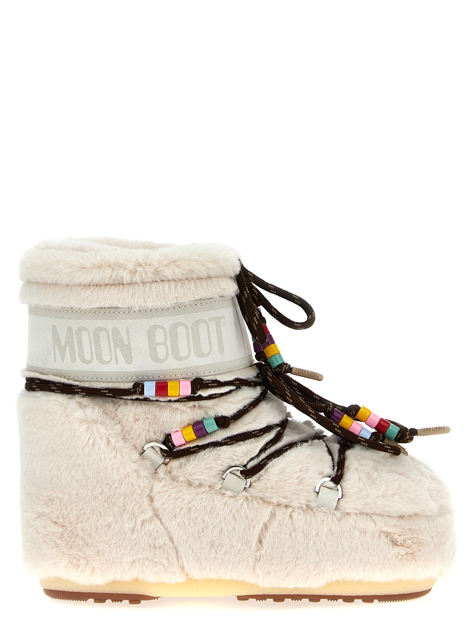ショートブーツ・ブーティ MOON BOOT 'Icon Low Faux-Fur Beads' boots