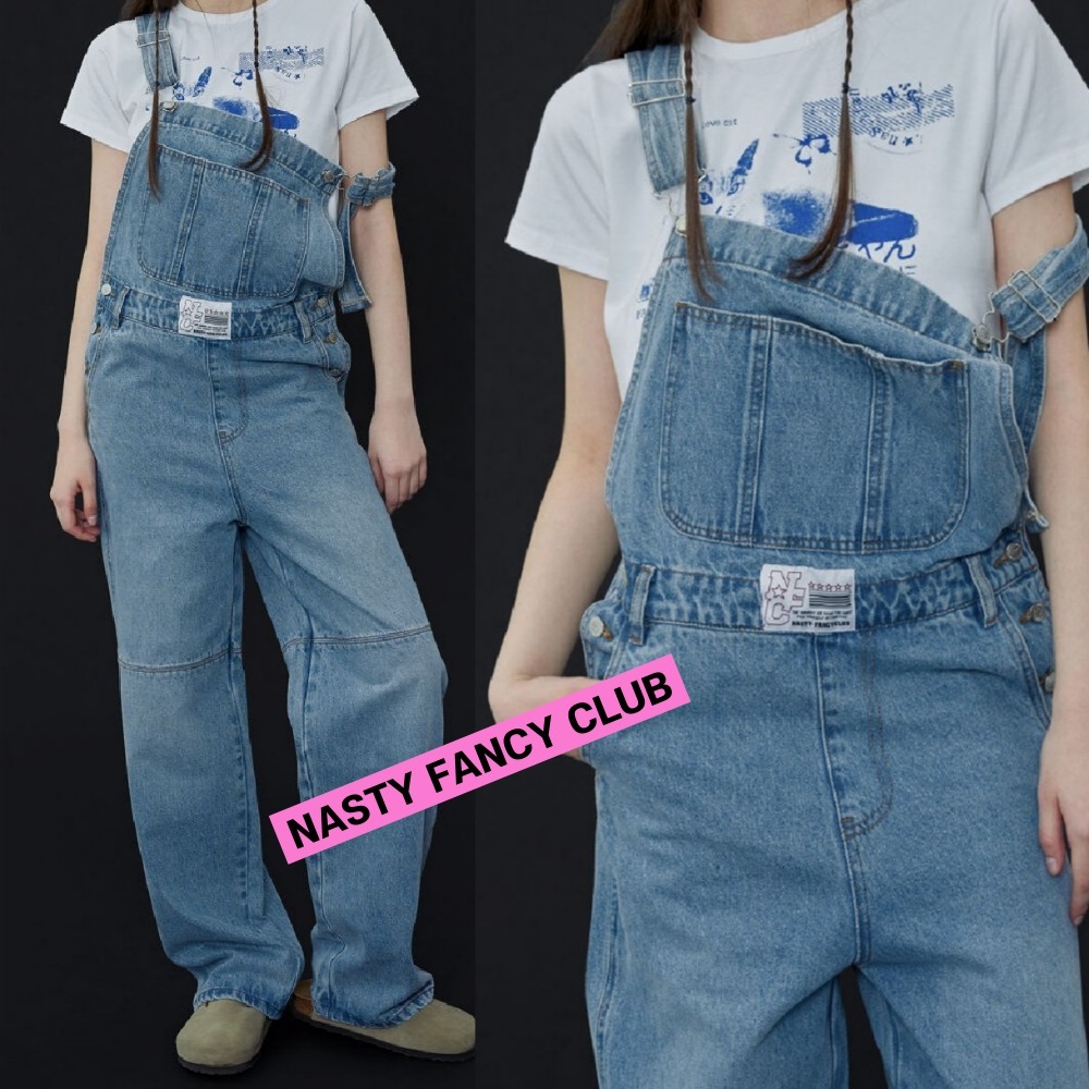[NASTY FANCY] YOUTH DENIM OVERALL ★aespa ウィンター 着用