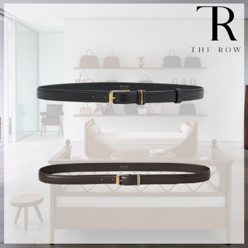 【セレブご用達】The Rowメタリックループレザーベルト