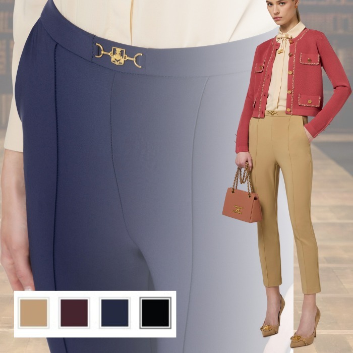 《スタイリッシュな逸品》【ELISABETTA FRANCHI】 パンツ