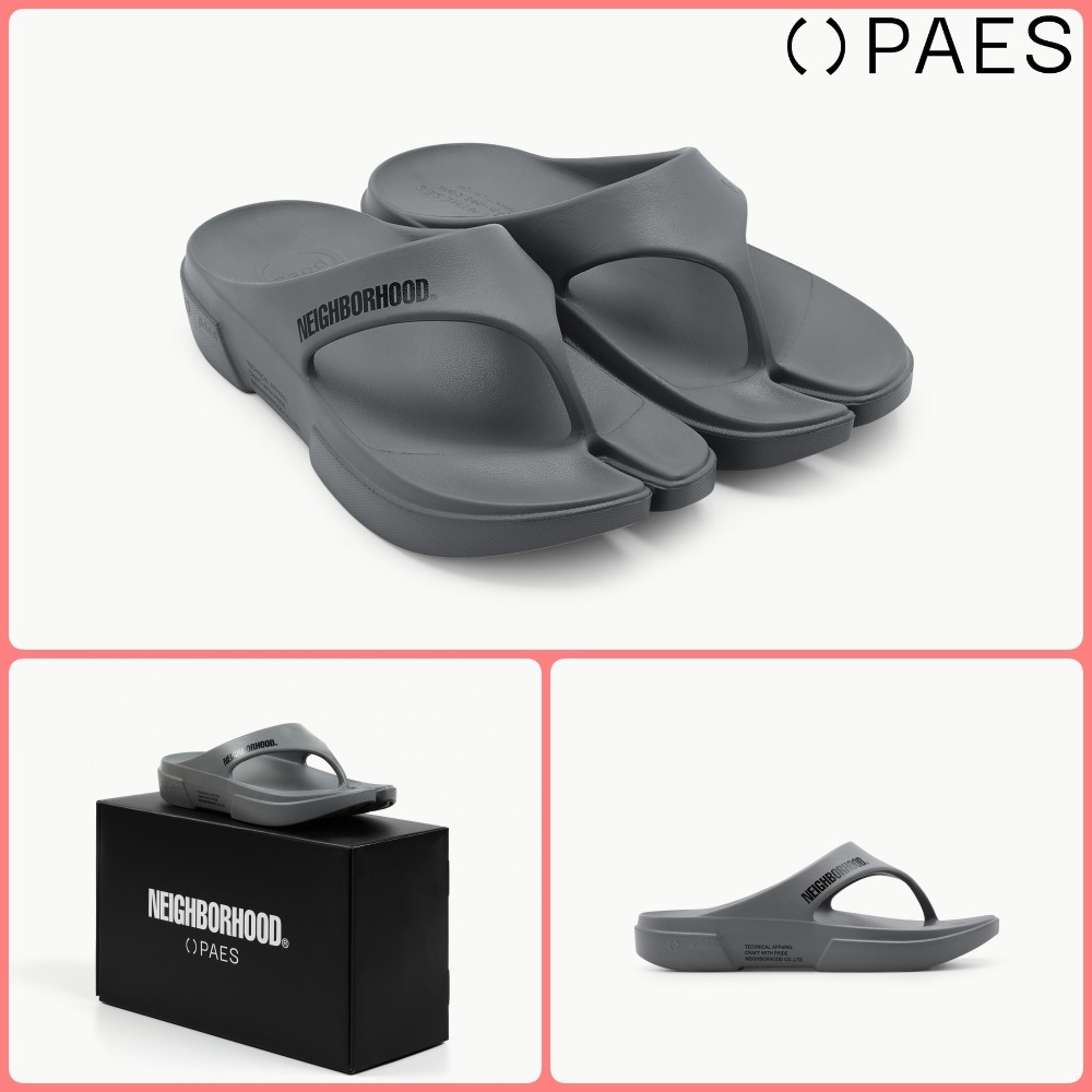 【PAES x NEIGHBORHOOD】23-28cm Fliflop 01 / NH Grey スリッパ