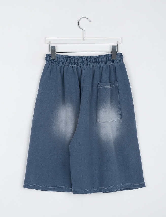 【BAON】[unisex] Lillani Banding Washing Bermuda Sweatpants BAON】[unisex] Lillani Banding Washing Bermuda Sweatpants