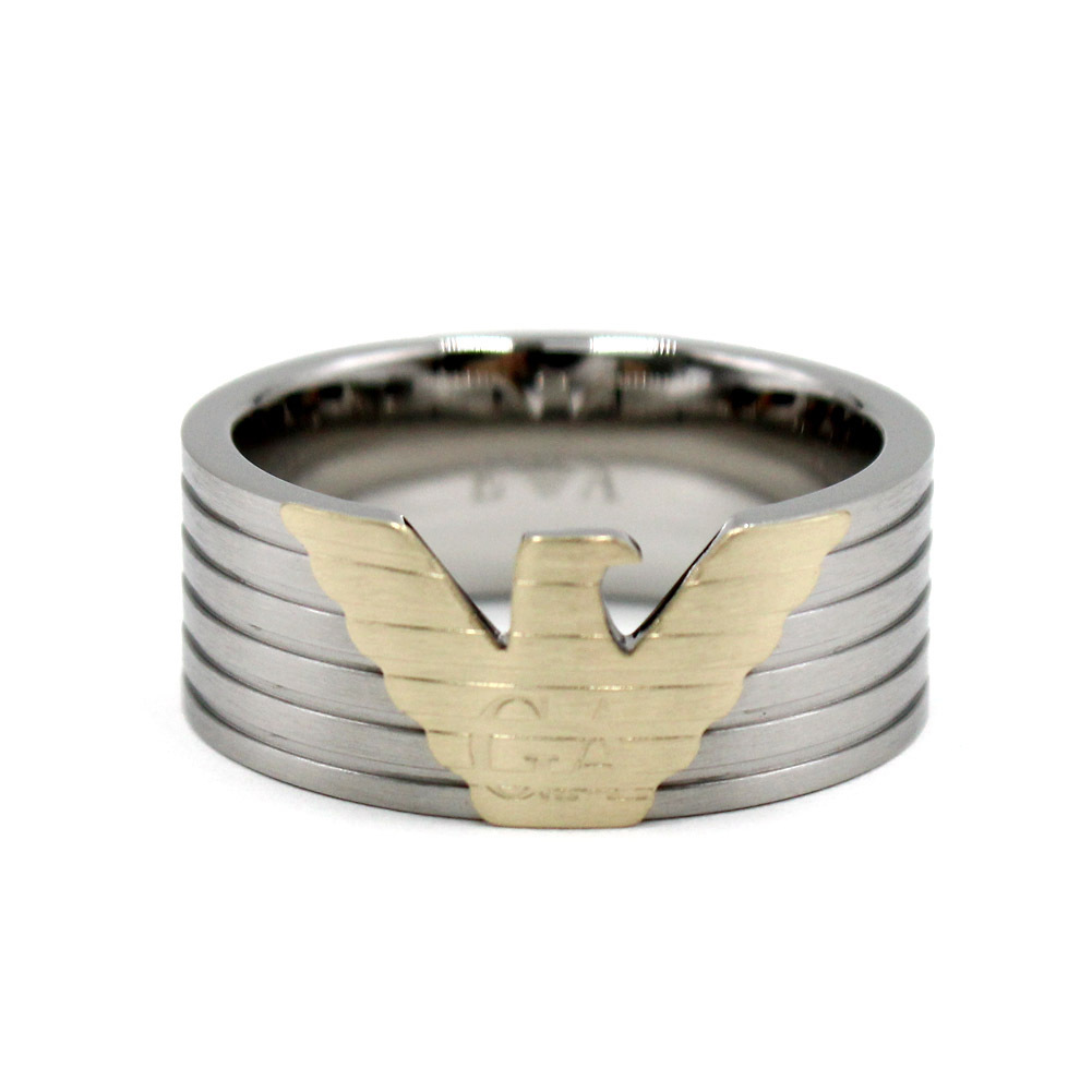 EMPORIO ARMANI リング EGS3076040 SILVER / GOLD 【Men's】