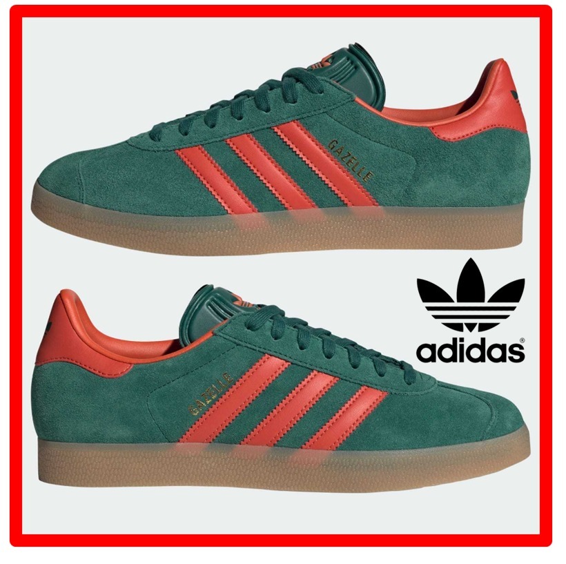 ★人気【adidas】★GAZELLE ガゼル スニーカー★22-30cm★GREEN
