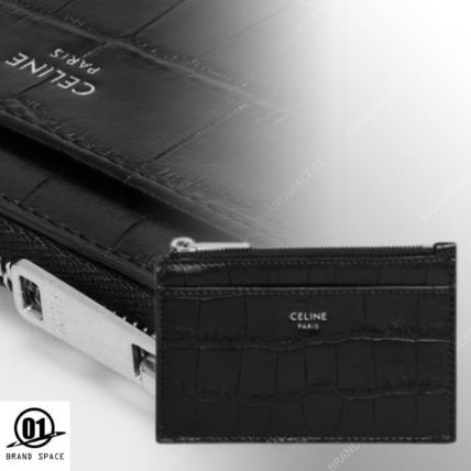 楽天市場】【未使用品】セリーヌ/CELINE クロコ ラージ ジップ