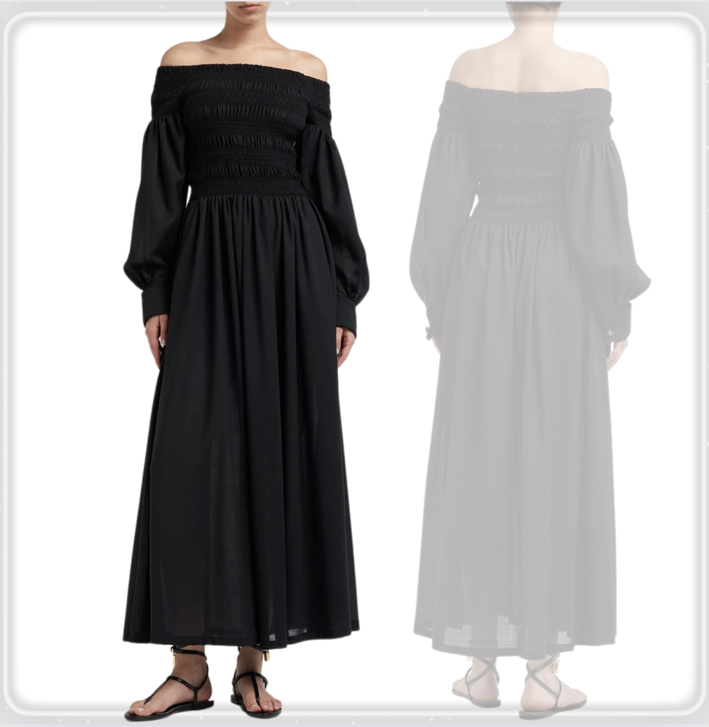 【MaxMara・マックスマーラ】マヌ オフショルダー ドレス