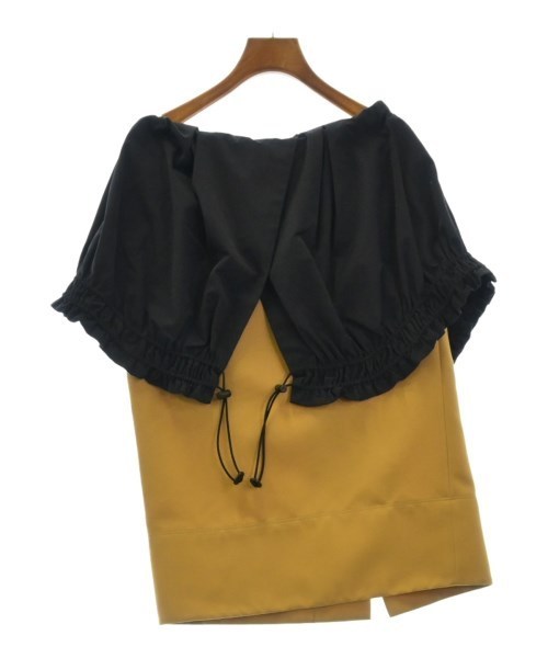 MARNI マルニ ひざ丈スカート ベージュx紺 2108424E0193