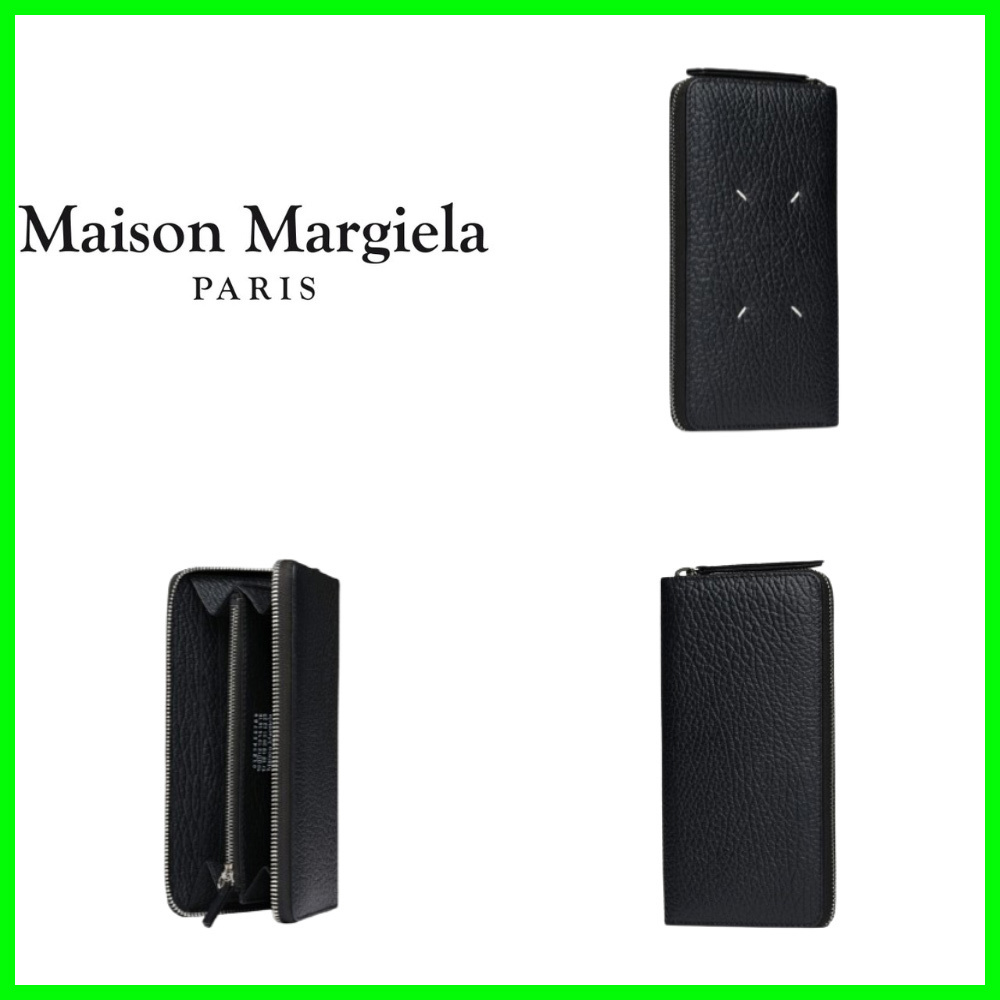 ★Maison Margiela Zip Around Long Wallet Black★