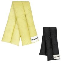 追跡あり★Jil Sander★ロゴラベル ダウンスカーフ
