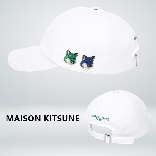 MAISON KITSUNE フォックスヘッドシックスパネル キャップ