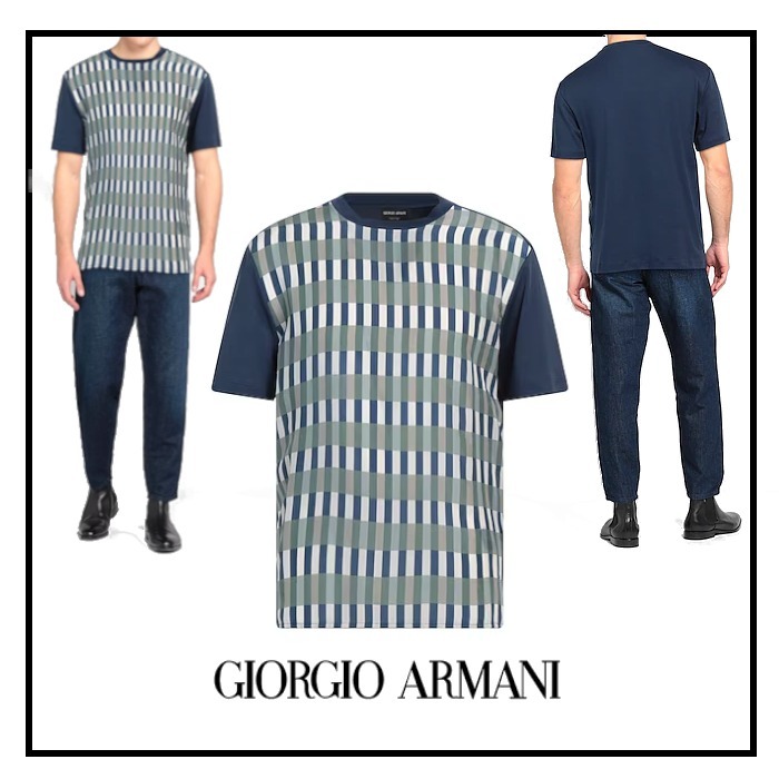 GIORGIOARMANI ジオメトリック柄 Tシャツ