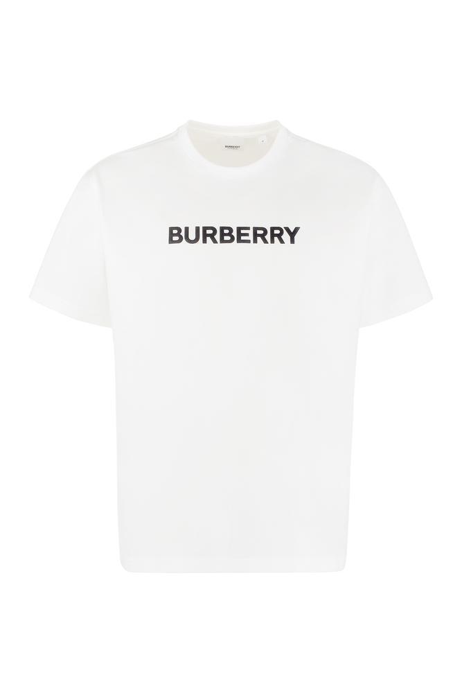 送料関税込★Burberry★ロゴ入り コットンTシャツ★WHITE