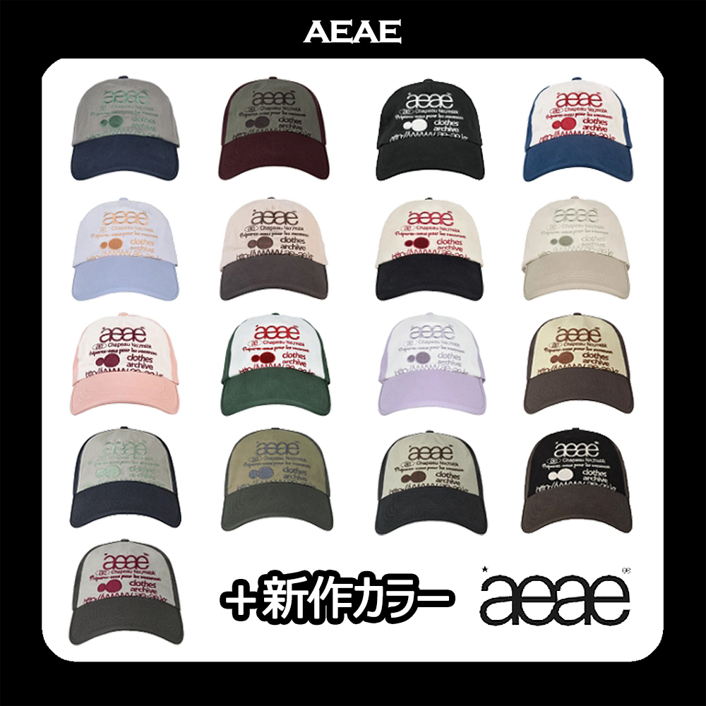AEAE★韓国人気 [正規品] WEB LOGO 5 PANNEL CAP
