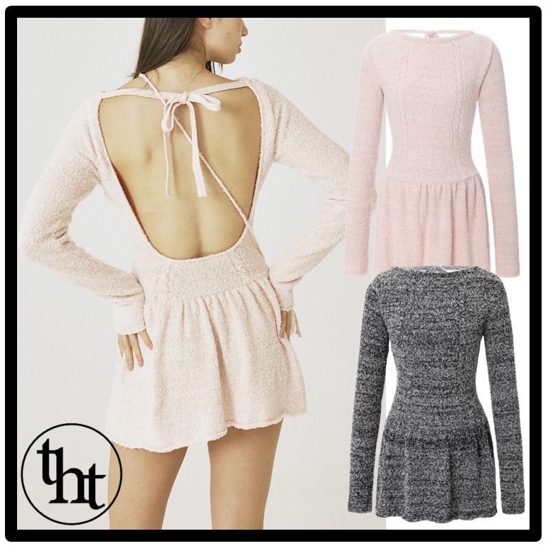 ☆送料・関税込☆THREETIMES★Sandy boucle dress★