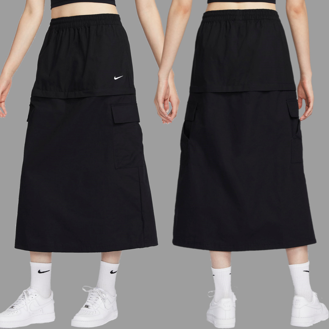 [NIKE] ミッドライズ ウーブン カーゴ ミディ スカート
