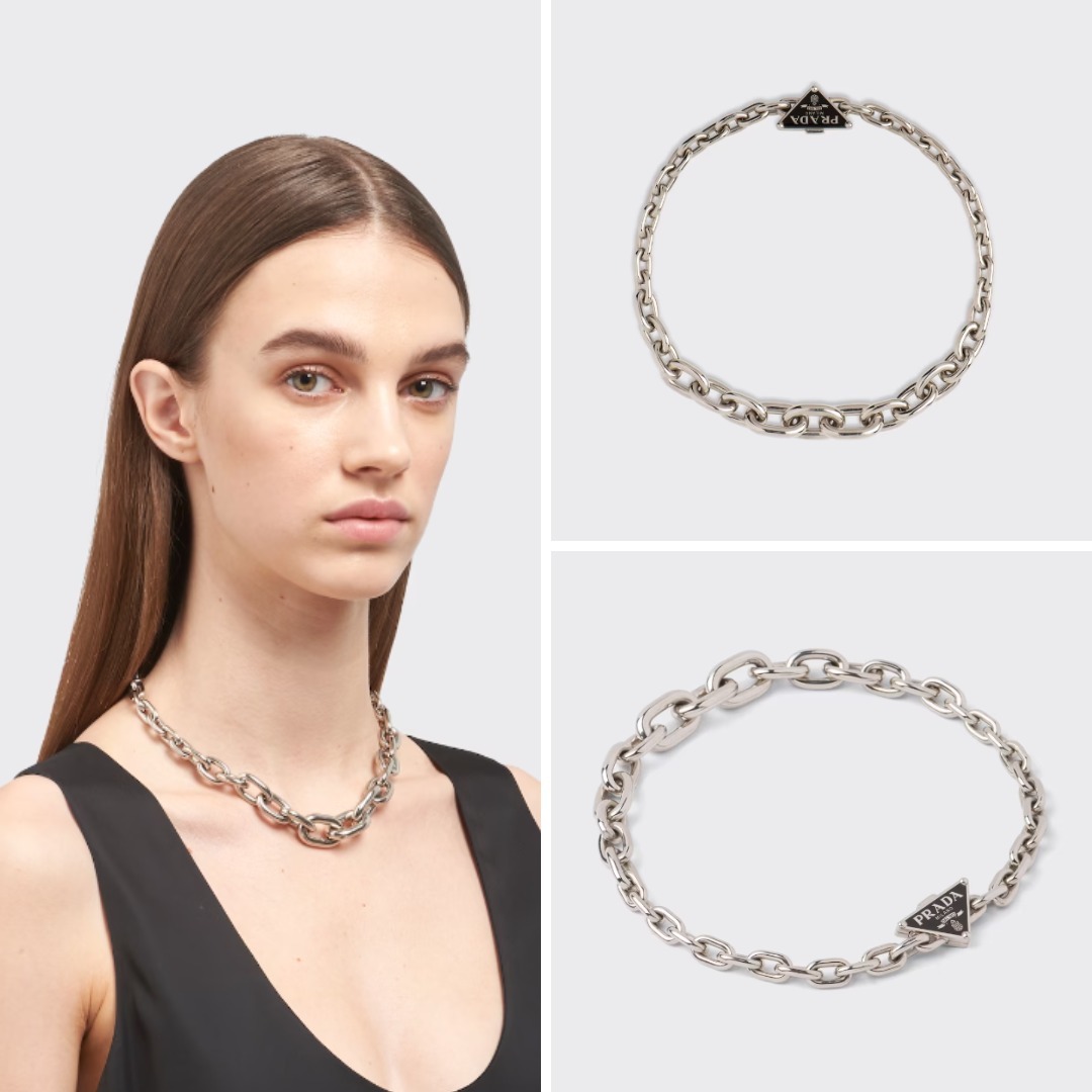 《送料無料》 PRADA Prada Symbole necklace
