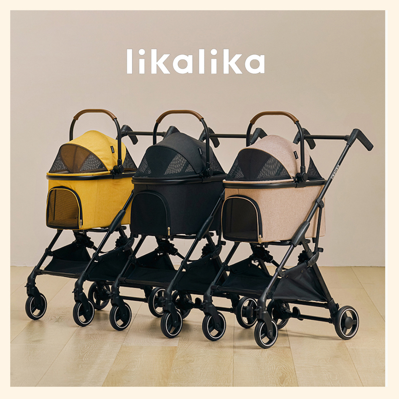[LIKALIKA] 4ウェイ 超軽量 分離型 犬用ベビーカー