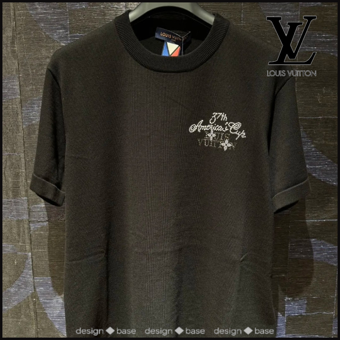 ◆【 LV 】エンベリッシュドショートスリーブクルーネック