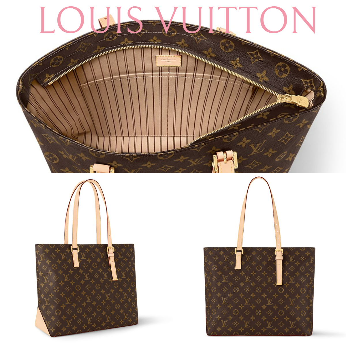 新作*LV*Mezzo モノグラムトートバッグ ベルトストラップ M47134