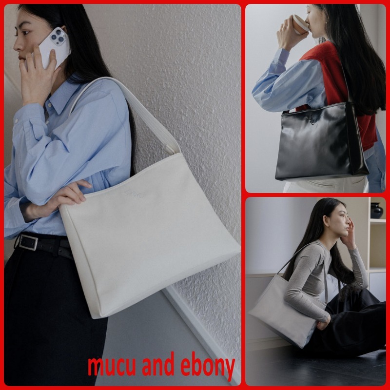韓国ファッション★mucu and ebony★Comfy Leather Bag/4色