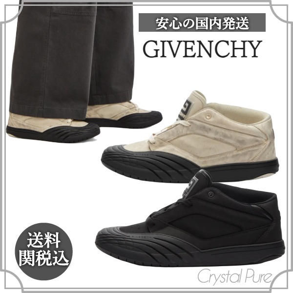 【GIVENCHY】4Gロゴ レザー スニーカー【送料関税込】