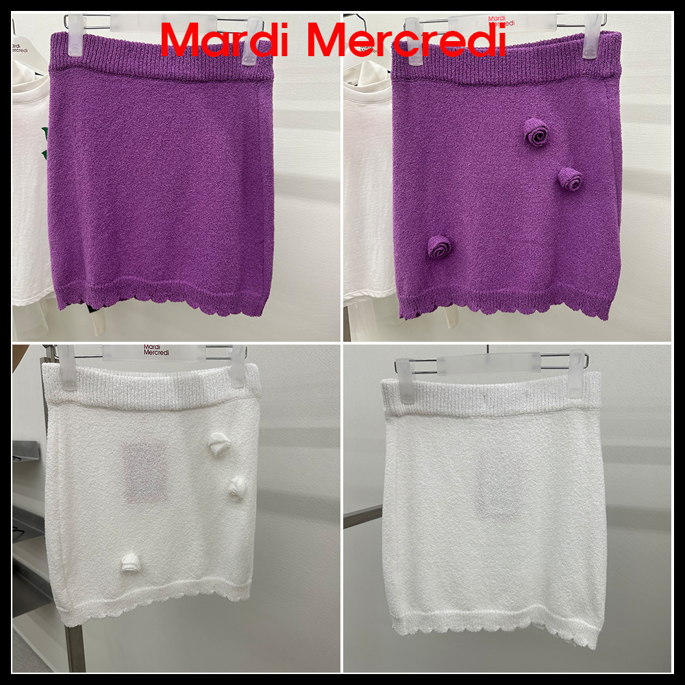 ★MARDI MERCREDI★COTTON MINI SKIRT ROSE★大人気★