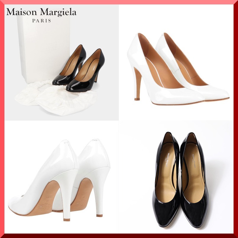 SALE【MAISON MARGIELA】パテントパンプス ハイヒール 関/送込