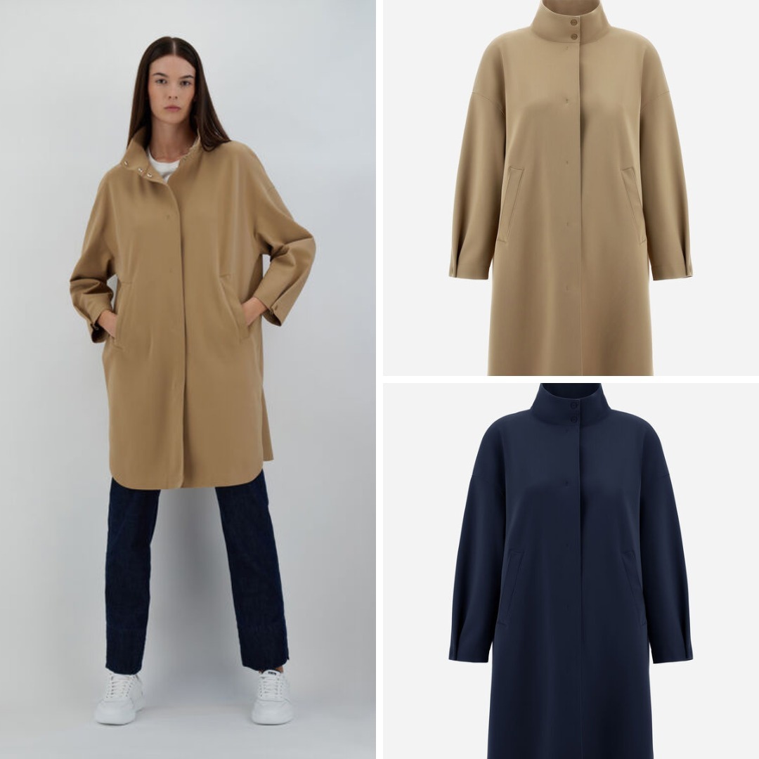 《送料無料》 HERNO FIRST-ACT PEF HIGH-NECK COAT
