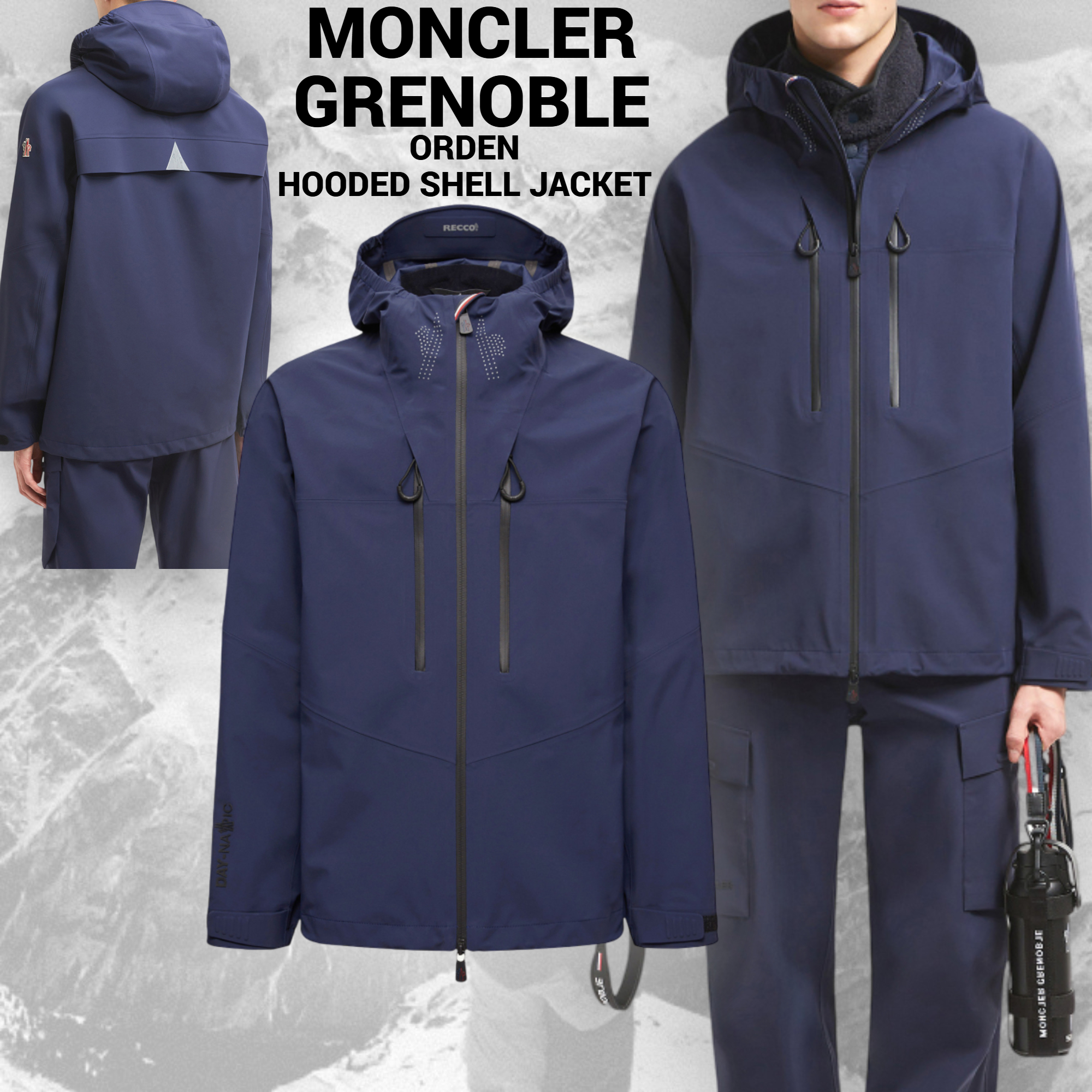 直営店買付【MONCLER GRENOBLE】ORDEN フーデッドジャケット
